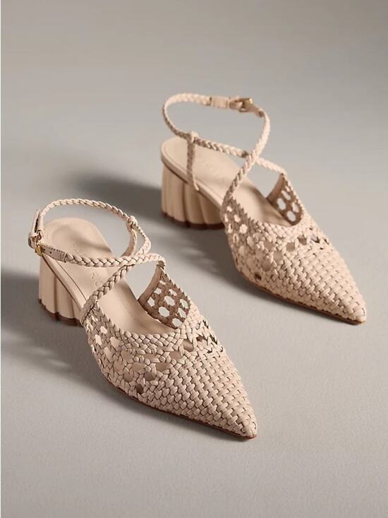 FARM Rio Shoes - Farm Rio Woven Wedge Heels